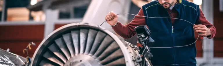 Aerospace Lubricants Worker Applying Jet Lubrication From KW Oil
