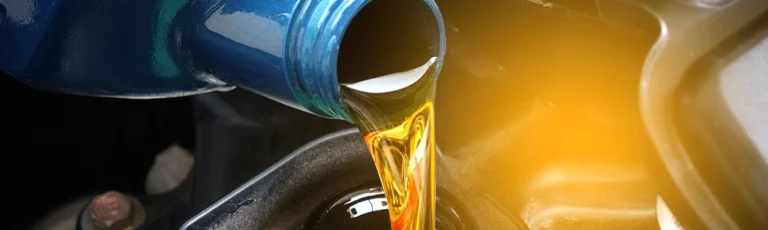 Bulk Auto Oil & High-Quality Lubricants Being Poured